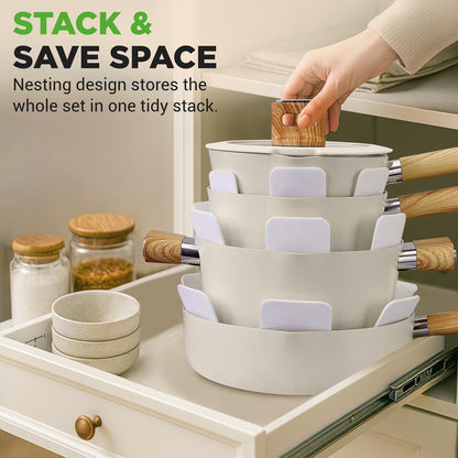 Home Kitchen Cookware Set - NCCWST14WDBG