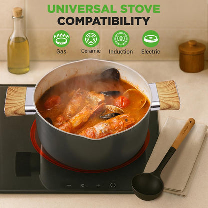 Home Kitchen Cookware Set - NCCWST14WDBK