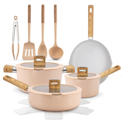Home Kitchen Cookware Set - NCCWST14WDPK